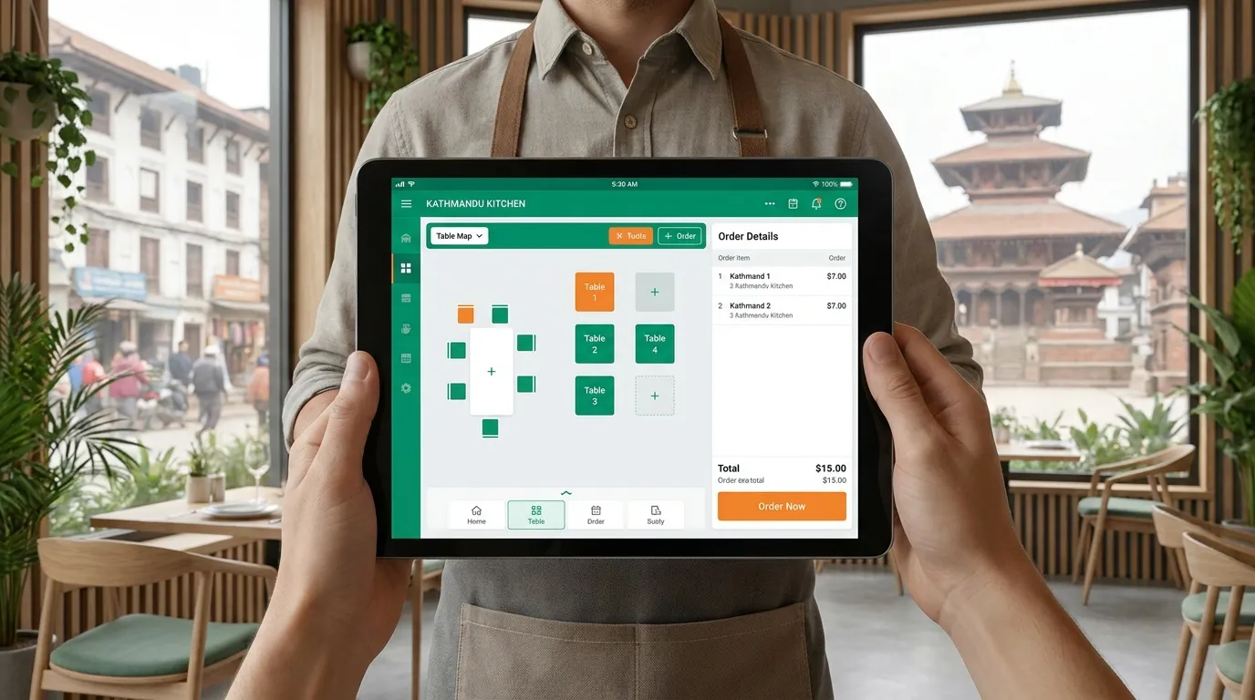 Restaurant POS System Nepal - Tablets and iPads for Kathmandu Restaurants
