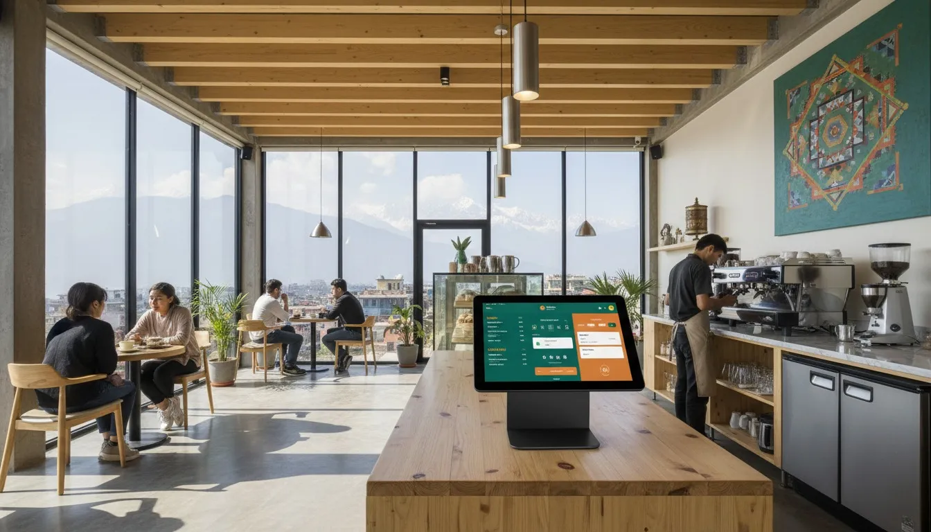 Cover: Cafe POS Software in Nepal: Tabs, Modifiers & Busy Counters — Restronp restaurant blog Nepal
