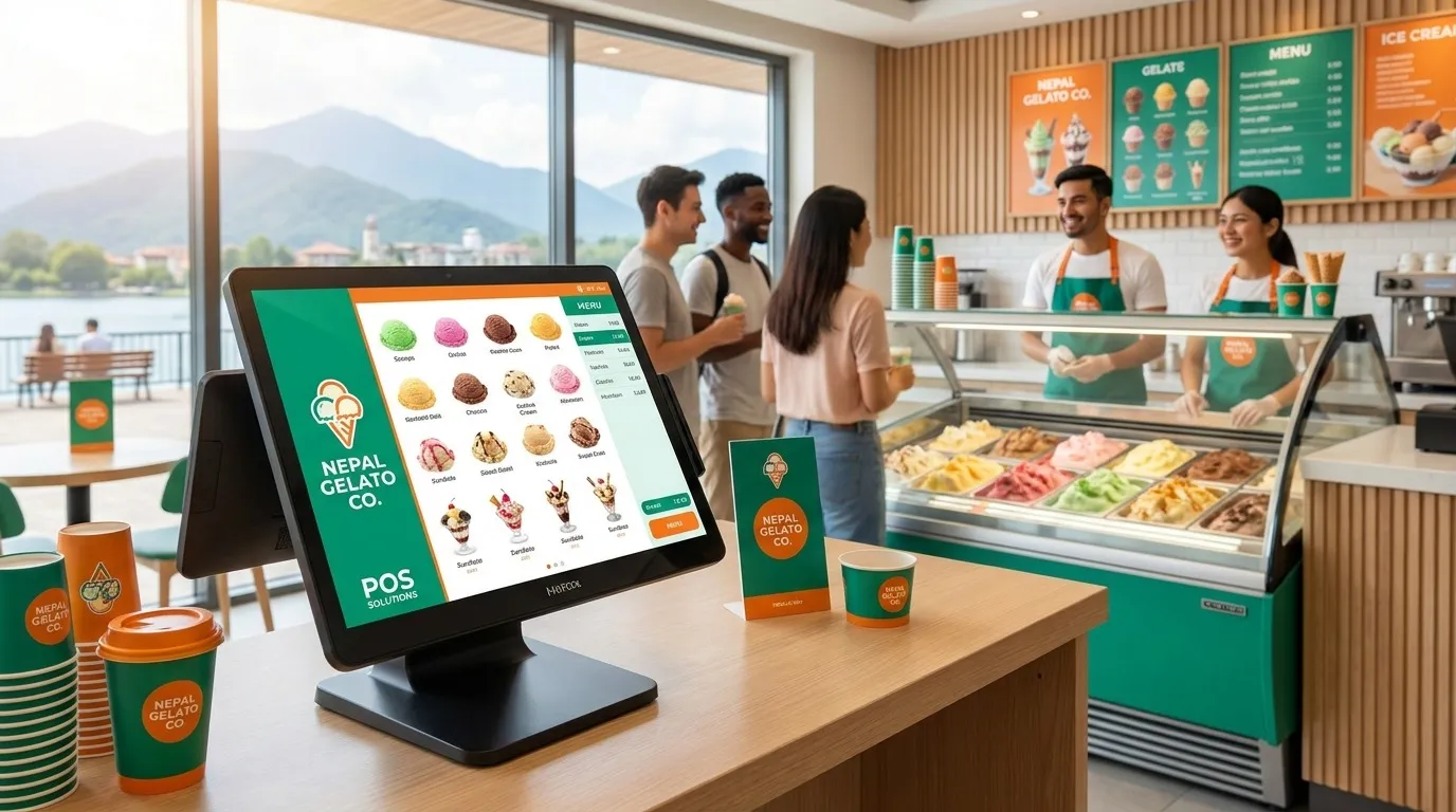Cover: Ice Cream Parlor POS in Nepal: Scoops, Cones & Combo Deals — Restronp restaurant blog Nepal