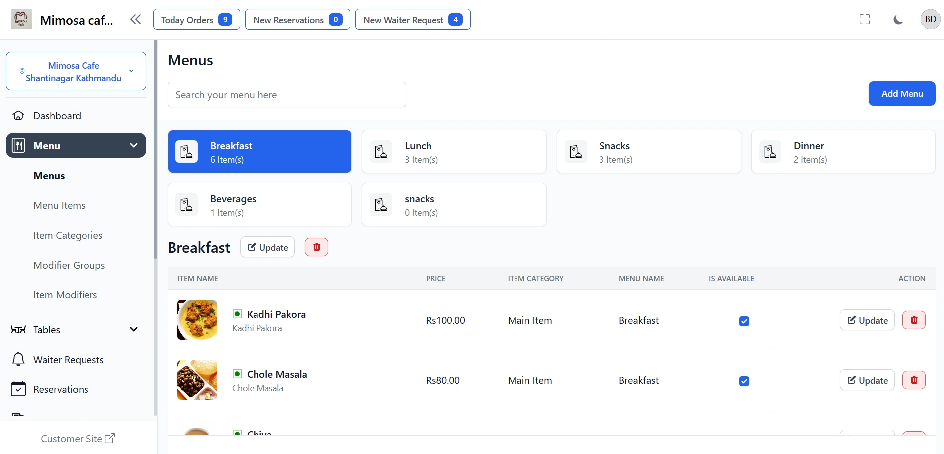 Easy Menu & Table Management System for Restaurants in Nepal — featured image, Restronp restaurant blog Nepal